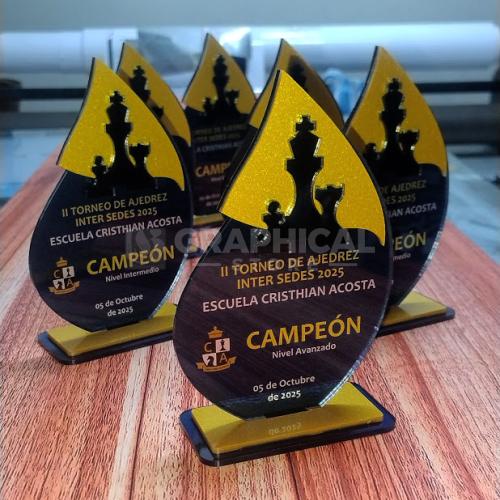 Trofeos ajedrez caballo