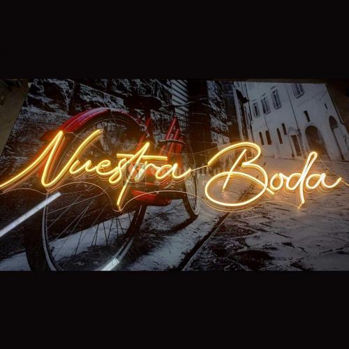 Nuestra Boda M1 en Neon Flex Calido