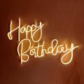 Neon Happy Birthday M04 Calido