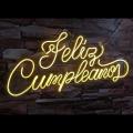 Feliz Cumpleaños en Neon Flex M1