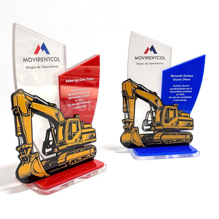 Trofeo de Reconocimiento Personalizado para Operadores
