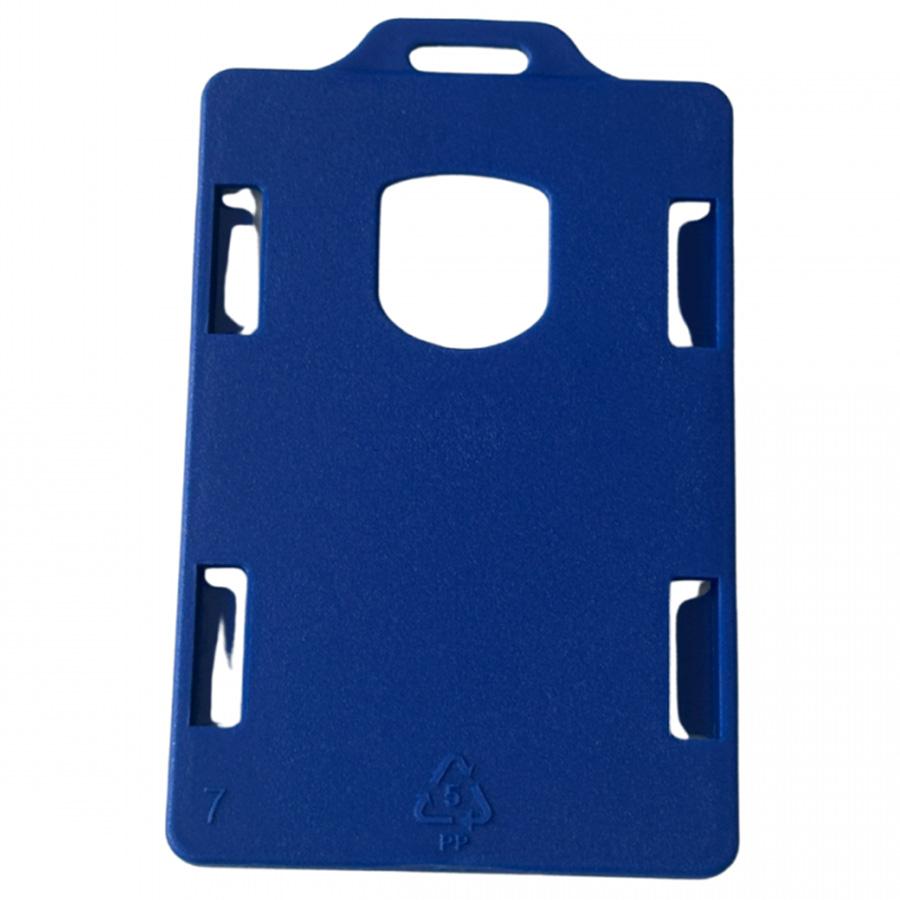 Portacarnet Vertical Azul