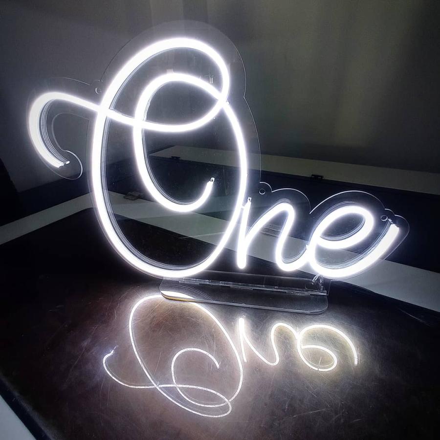 One en Neon Flex Modelo 01 Blanco