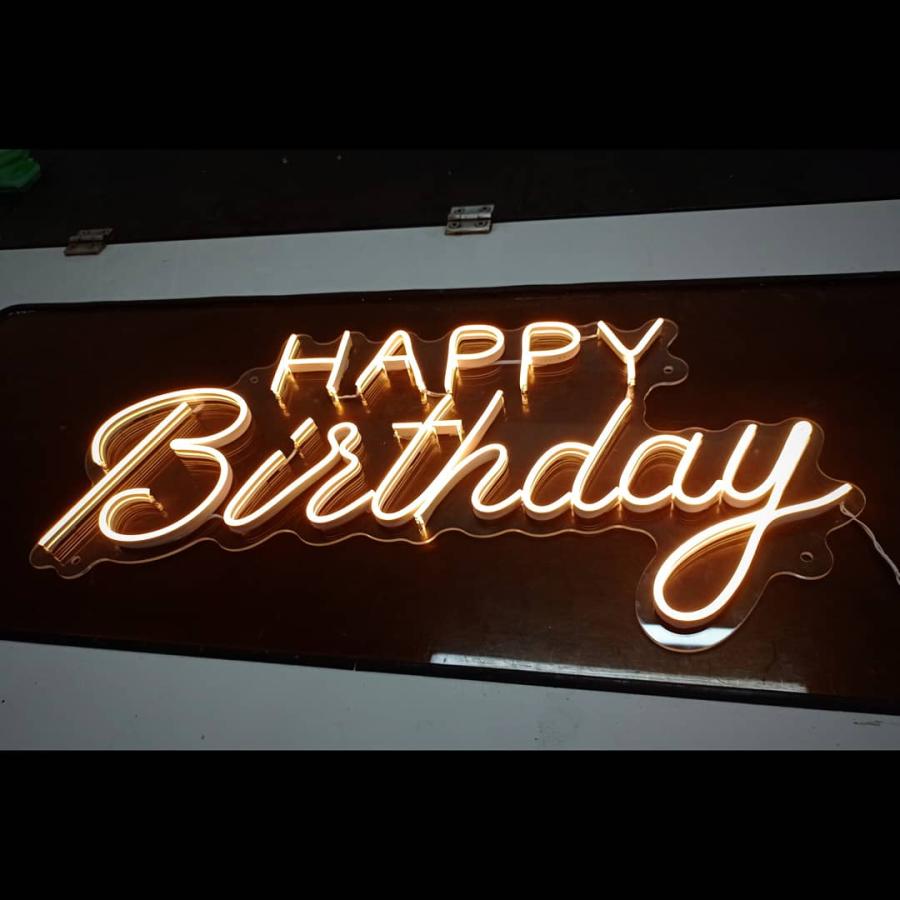 neon Happy Birthday M03 calido